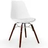 Eetkamerstoel met Kussen - Scandinavisch Design en Donkere Houten Poten - Skögur image 9