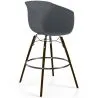 Barkruk - Scandinavisch Design - Donkere Houten Poten - Pirela image 9