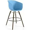 Barkruk - Scandinavisch Design - Donkere Houten Poten - Pirela image 9