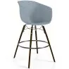 Barkruk - Scandinavisch Design - Donkere Houten Poten - Pirela image 9
