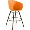 Barkruk - Scandinavisch Design - Donkere Houten Poten - Pirela image 9