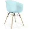 Eetkamerstoel - Scandinavisch Design - Natuurlijke Houten Poten - Polin image 9
