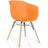 Eetkamerstoel - Scandinavisch Design - Natuurlijke Houten Poten - Polin image 9
