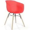 Eetkamerstoel - Scandinavisch Design - Natuurlijke Houten Poten - Polin image 9