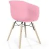 Eetkamerstoel - Scandinavisch Design - Natuurlijke Houten Poten - Polin image 9