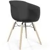 Eetkamerstoel - Scandinavisch Design - Natuurlijke Houten Poten - Polin image 9