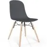 Eetkamerstoel met poten van natuurlijk hout – Moderne stijl en functionaliteit -Broly image 9