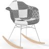 Schommelstoel Nordic-style Patchwork– Bekleed met Stof – Patchwork Sam  image 9