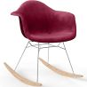 Schommelstoel Moderne Stof Bekleed – Nordic Stijl - Nordika image 9