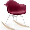 Schommelstoel Moderne Stof Bekleed – Nordic Stijl - Nordika image 9