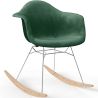 Schommelstoel Moderne Stof Bekleed – Nordic Stijl - Nordika image 9