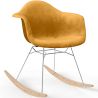 Schommelstoel Moderne Stof Bekleed – Nordic Stijl - Nordika image 9