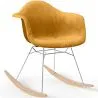 Schommelstoel Moderne Stof Bekleed – Nordic Stijl - Nordika image 9