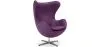 Fauteuil met armleuningen - Bekleed met lakleer - Egg Design - Brave - Eny image 9