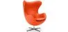 Fauteuil met armleuningen - Bekleed met lakleer - Egg Design - Brave - Eny image 9