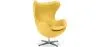 Fauteuil met armleuningen - Bekleed met lakleer - Egg Design - Brave - Eny image 9