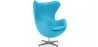 Fauteuil met armleuningen - Bekleed met lakleer - Egg Design - Brave - Eny image 9