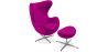 Egg Design fauteuil met voetenbankje - Stoffen bekleding - Brave image 9