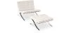 Design Fauteuil met Voetsteun - Bekleed in Leder - Town image 9