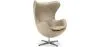Fauteuil met armleggers - Leren bekleding - Egg Design - Brave - Eny image 9