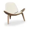 Design Fauteuil - Scandinavische Fauteuil - Bekleed met kunstleer - Lucy image 9