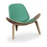 Design Fauteuil - Scandinavische Fauteuil - Bekleed met kunstleer - Lucy image 9