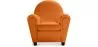 Fauteuil met armleggers - Gestoffeerd in kunstleer - Club image 9