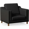 Fauteuil met armleuningen - Bekleed in leer - Mattathais image 9
