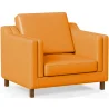 Fauteuil met armleuningen - Bekleed in leer - Mattathais image 9