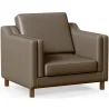 Fauteuil met armleuningen - Bekleed in leer - Mattathais image 9