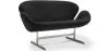 2-zits gebogen bank - stoffen bekleding - Svin image 9