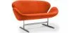 2-zits gebogen bank - stoffen bekleding - Svin image 9