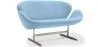 2-zits gebogen bank - stoffen bekleding - Svin image 9