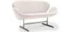 2-zits gebogen bank - stoffen bekleding - Svin image 9