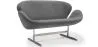 2-zits gebogen bank - stoffen bekleding - Svin image 9