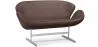 Gebogen Sofa - Gestoffeerd in Leer - 2 zits - Svin image 9