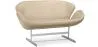 Gebogen Sofa - Gestoffeerd in Leer - 2 zits - Svin image 9