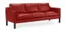 Sofa Gestoffeerd in Leder - 3 zits - Menache image 9