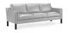 Sofa Gestoffeerd in Leder - 3 zits - Menache image 9