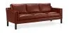 Sofa Gestoffeerd in Leder - 3 zits - Menache image 9