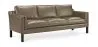 Sofa Gestoffeerd in Leder - 3 zits - Menache image 9