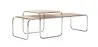 Set van 2 Salontafels - Hout & Metaal - Lacky image 9