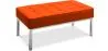 Design Bank - 2 zits - Bekleed met leer - Konel image 9