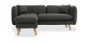 Linnen gestoffeerde chaise lounge - Scandinavische stijl - Vriga image 9