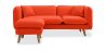 Linnen gestoffeerde chaise lounge - Scandinavische stijl - Vriga image 9