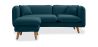 Linnen gestoffeerde chaise lounge - Scandinavische stijl - Vriga image 9