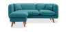 Linnen gestoffeerde chaise lounge - Scandinavische stijl - Vriga image 9