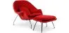 Design Fauteuil met Voetsteun - Gestoffeerd - Womb image 9
