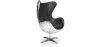 Design Fauteuil met Armleggers - Ei Ontwerp - Leer en Metaal - Cocoon image 9