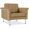 Fauteuil met armleggers - Gestoffeerd in leer - Town image 9